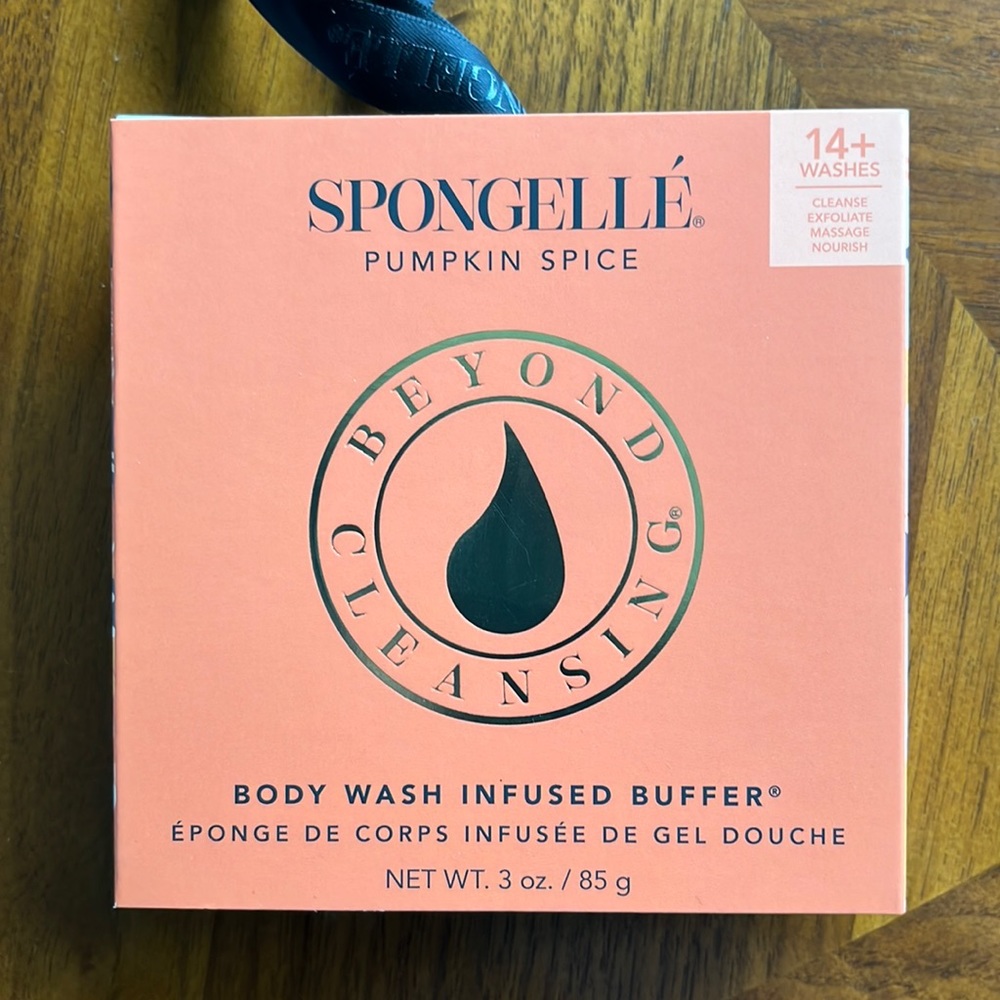 SPONGELLE “PUMPKIN SPICE” Body Wash Infused Buffer!